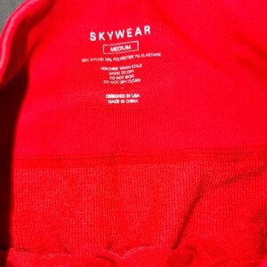 Women's Red Leggings